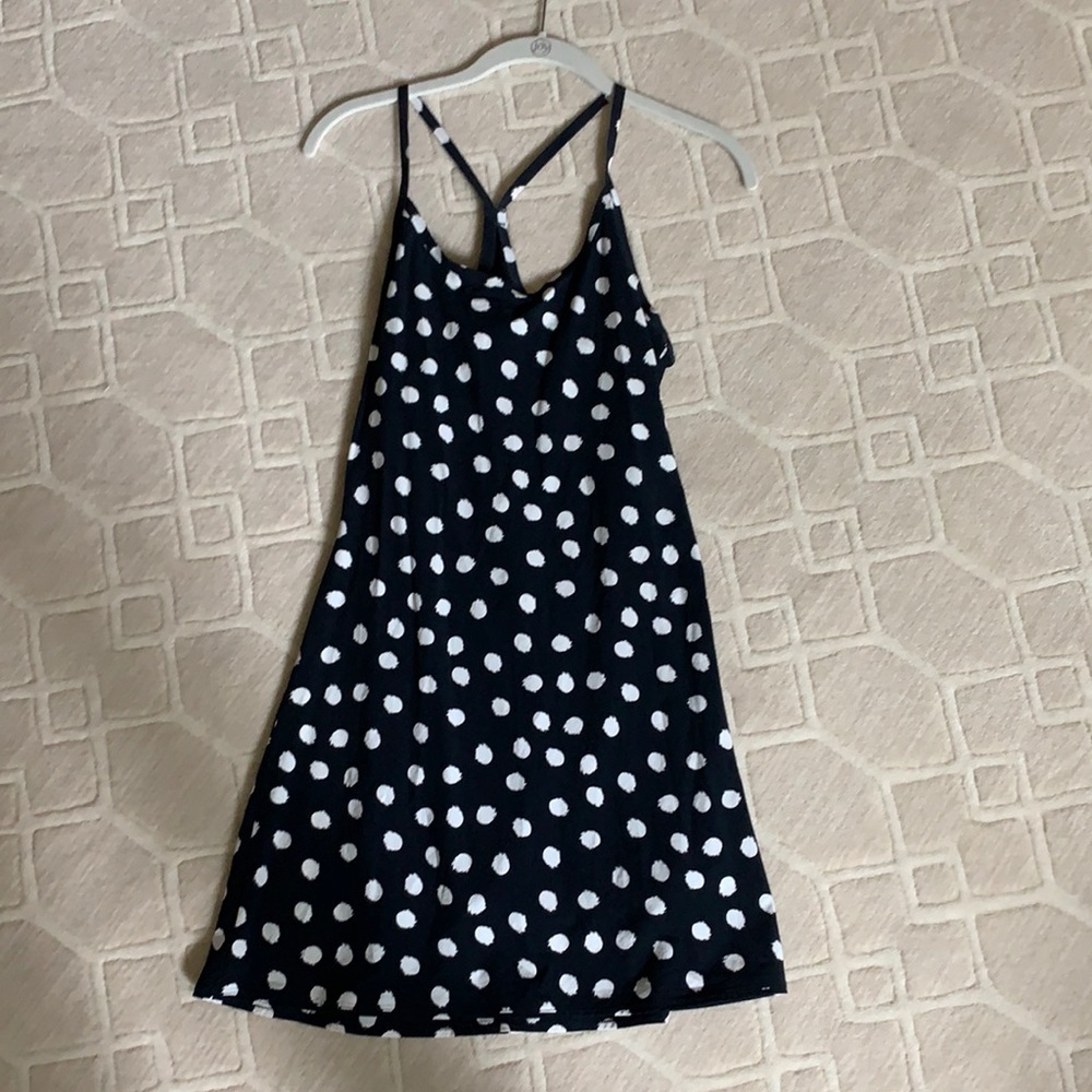 Outdoor Voices exercise dress, polka dots, size S